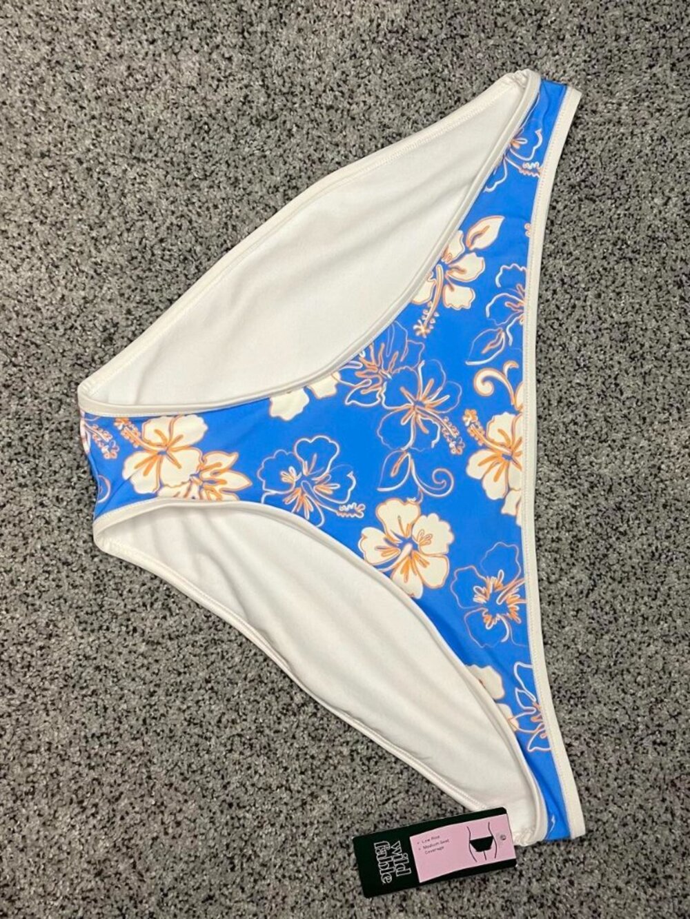 NWT Wild Fable tropical hibiscus flower bikini bottoms